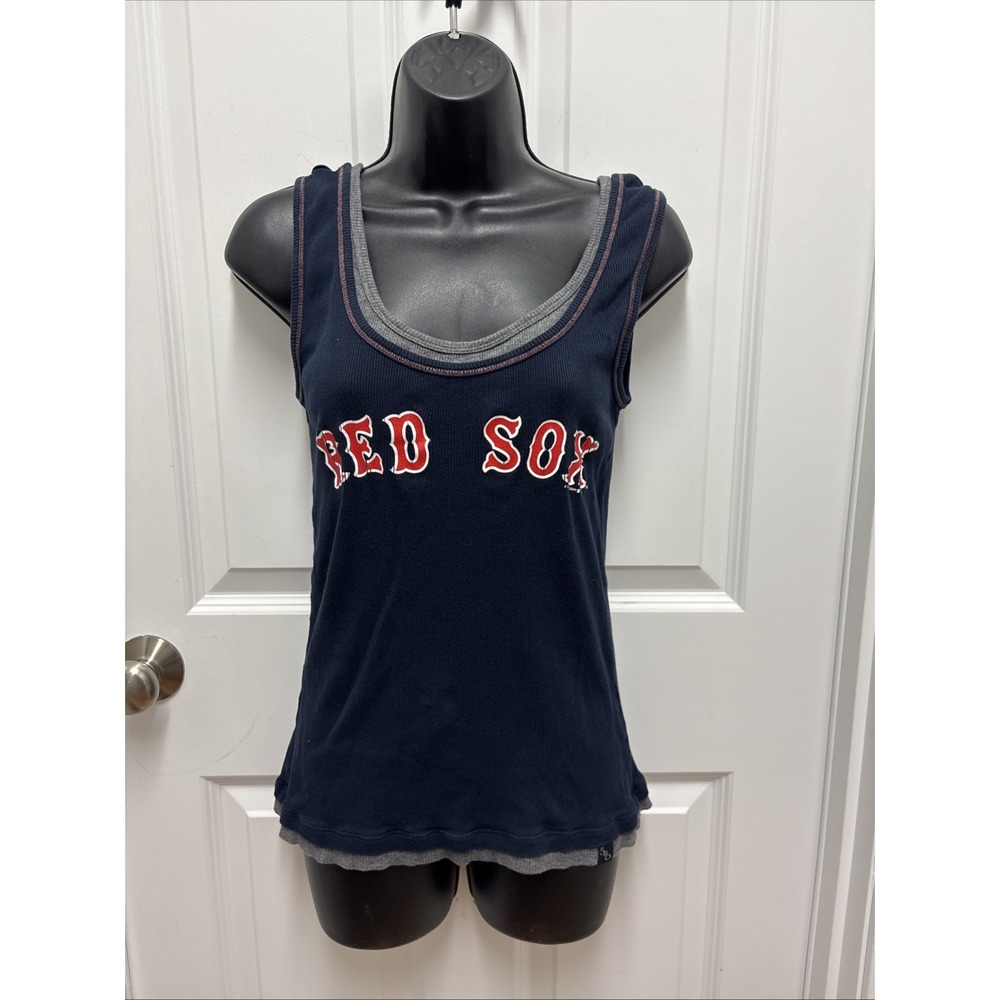 MLB Boston Red Sox 5th & Ocean Women's Large Layer‎ Tank Top